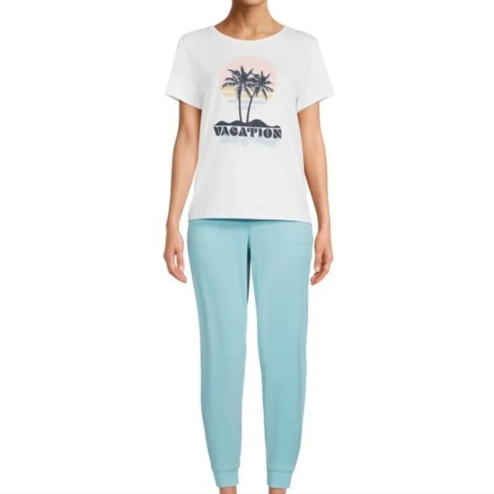 Secret Treasures Women's and Women's Plus Size T-Shirt and Joggers Pajama Set
